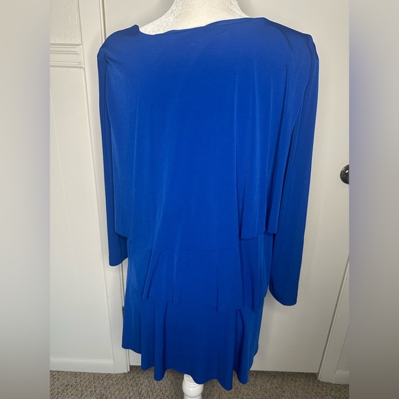 Susan Graver Blue Blouse - Picture 4 of 6